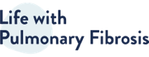 Life with Pulmonary Fibrosis website logo.