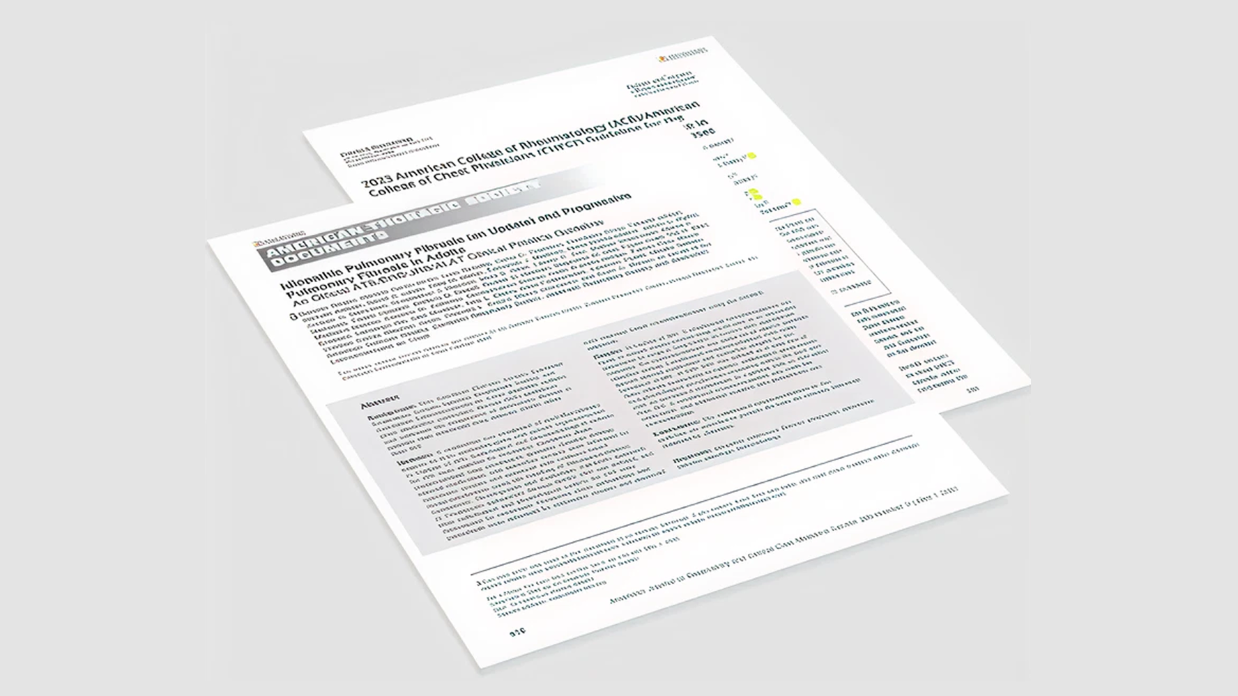 ATS/ERS/JRS/ALAT 2022 clinical practice guidelines