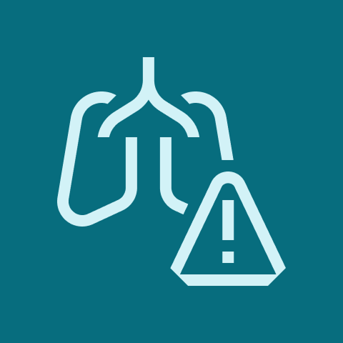 Increasing extent of fibrosis on HRCT